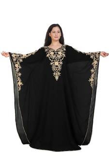 New Modern Moroccan Arabic Eid Kaftan Dress For Women Gown
