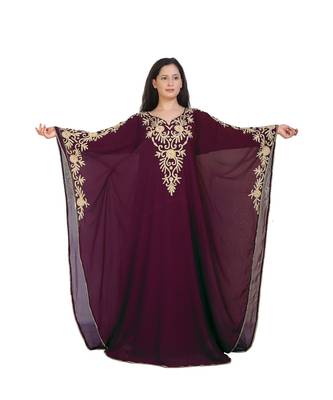 New Modern Moroccan Arabic Eid Kaftan Dress For Women Gown 1