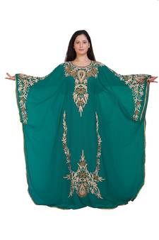 Modern Islamic Arabic Kaftan Dress For Weddin Gown Party Wear Dress