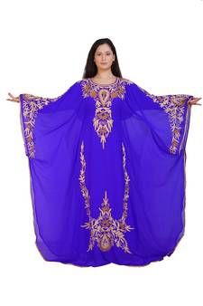 Modern Islamic Arabic Kaftan Dress For Weddin Gown Party Wear Dress