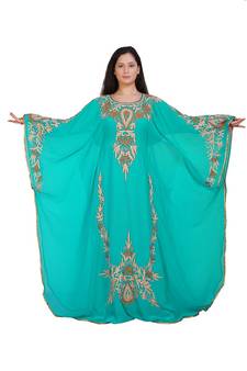 Modern Islamic Arabic Kaftan Dress For Weddin Gown Party Wear Dress