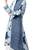 Women Blue Cotton Printed Long Kurta