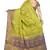 Green Printed Banarasi Silk Saree With Blouse
