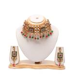 Multicolour Padmavati style Deepika Padukone inspired choker necaklace set