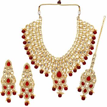 Maroon Necklace Sets 1