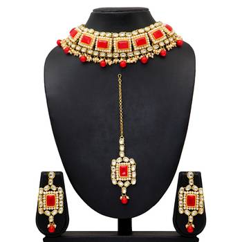 Red necklace-sets 4