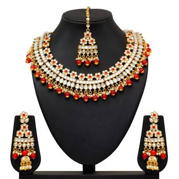Red necklace-sets 4