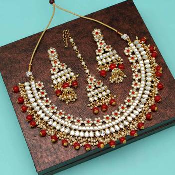 Red necklace-sets 5
