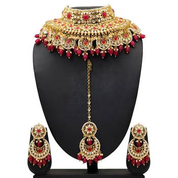 Maroon necklace-sets 4