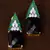 Sapphire and Emerald Embellished American Diamond Earrings 216ED26