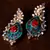 Meenakari Worked Enameled American Diamond Earrings 216ED65