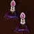 Ruby Stone and Meenakari Worked Enameled American Diamond Earrings 216ED70