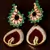 Emerald and Ruby Stone Embellished Designer American Diamond Earrings 216ED96