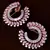 Baby Pink and AAA CZ Embellished American Diamond Earrings 216ED250