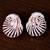 Rose Gold Plated AAA CZ Embellished American Diamond Earrings 216ED254