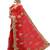 Trendmalls Red embroidered net   Traditional Wedding Party Wear Bridal Saree With Blouse  