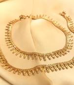 Gold anklets