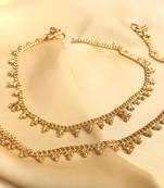 Gold anklets