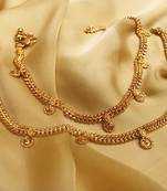 Gold anklets