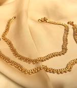 Gold anklets