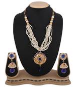 Blue necklace-sets