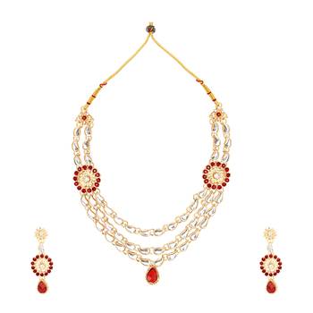 Maroon necklace-sets 1