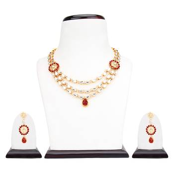 Maroon necklace-sets 2