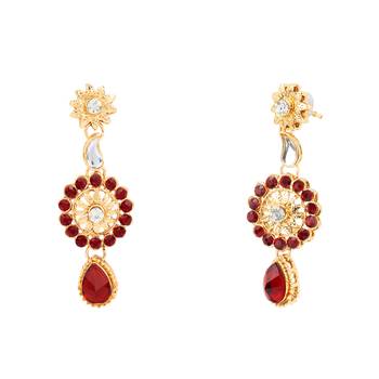 Maroon necklace-sets 3