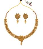 Golden necklace-sets