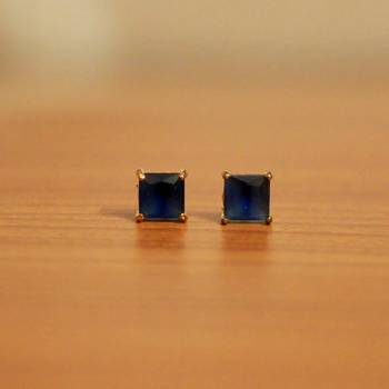 Blue Sapphire Studs 1