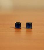 Blue Sapphire Studs