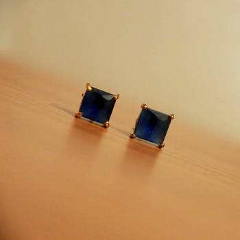 Blue Sapphire Studs 2
