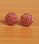 Red Ruby Studs