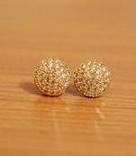 White Cubic Zirconia Studs