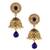 Blue jhumkas