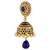 Blue jhumkas