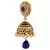 Blue jhumkas
