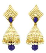 Blue jhumkas