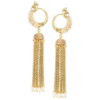 White jhumkas 1