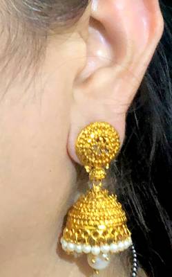 Gold Jhumkas Jhumki Jhumke Jimmiki Kammal  2
