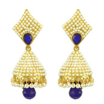 Blue jhumkas 2