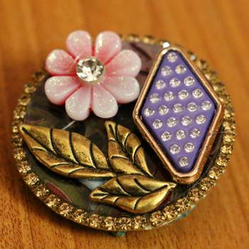 Pink Zircon       Brooch 1