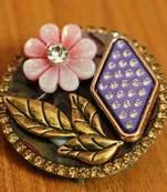 Pink Zircon       Brooch