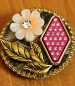 Beige Zircon       Brooch