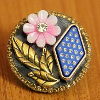 Pink Zircon       Brooch 1