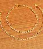 Gold Zircon       Anklets