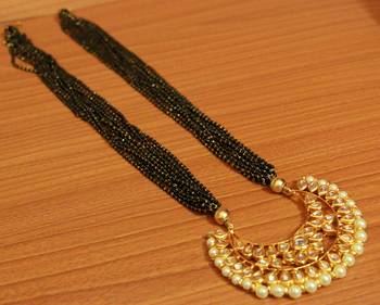 White Pearl Mangalsutra 1