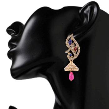 Multicolor jhumkas 3
