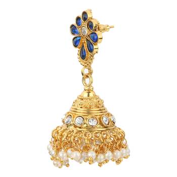 Blue jhumkas 2