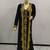 Black Embroidered Georgette Islamic Kaftans